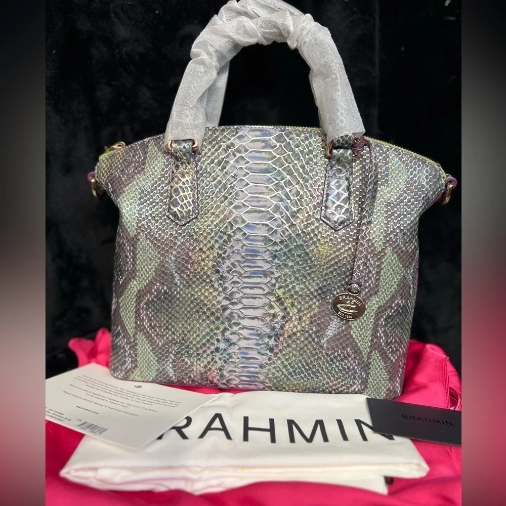 💜BRAHMIN “Moonstone Seville” DUXBURY Satchel💜NWT